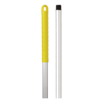 Abbey Hygiene Handle with Yellow Grip 125cm / 48&quot;