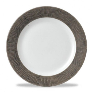 Churchill Bamboo Spinwash Dusk Footed Plate 9.13&quot; (Pack 12)