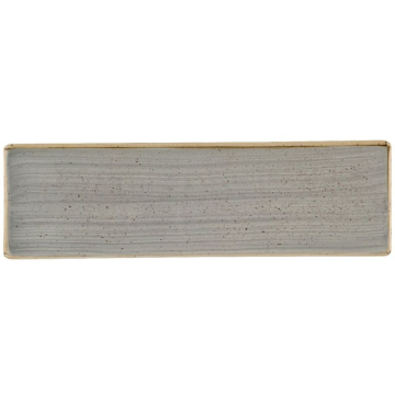 Churchill Stonecast Grey Oblong Plate 30x9cm