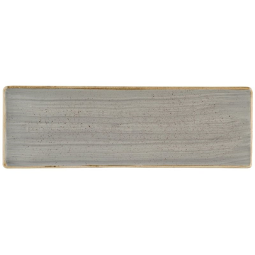 Churchill Stonecast Grey Oblong Plate 33x11cm