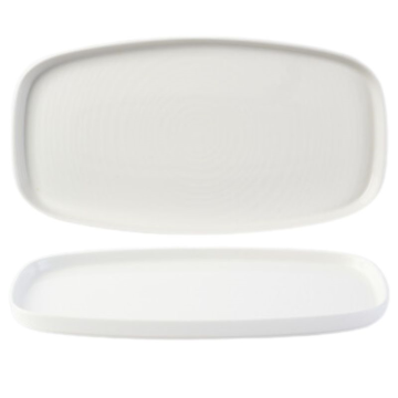 Churchill White Oblong Chefs Plates 12.63x7.25&quot; (Pack 6)