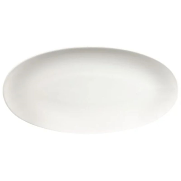 Churchill White Oval Chefs Plate 13.75x6.75&quot; (Pack 6)