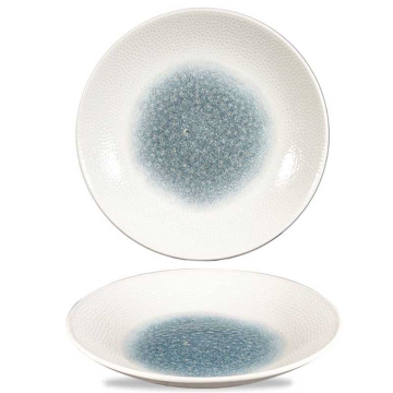 Churchill Raku Topaz Blue Isla Deep Coupe Plate 9.88&quot; (Pack 12)