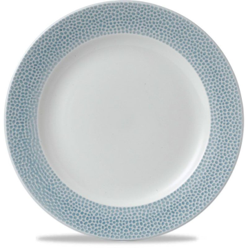 Churchill Isla Spinwash Ocean Blue Profile Footed Plate 10.25&quot; (Pack 12)