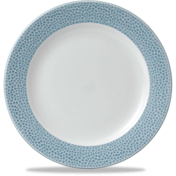 Churchill Isla Spinwash Ocean Blue Profile Footed Plate 9.13&quot; (Pack 12)