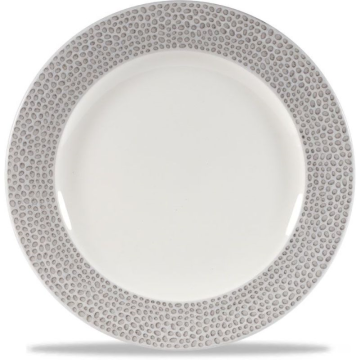 Churchill Isla Spinwash Shale Grey Plate 6.63&quot; (Pack 12)