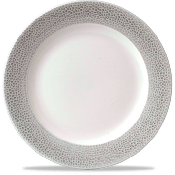 Churchill Isla Spinwash Shale Grey Profile Footed Plate 9.13&quot; (Pack 12)