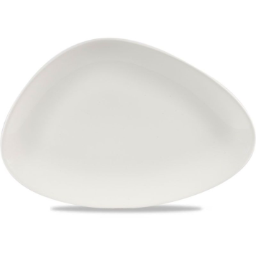 Churchill White Triangle Chefs Plate 12&quot;x8&quot; (Pack 6)