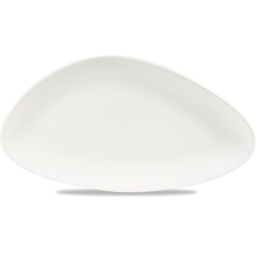 Churchill White Triangle Chefs Plate 13.75&quot;x7.38&quot; (Pack 6)