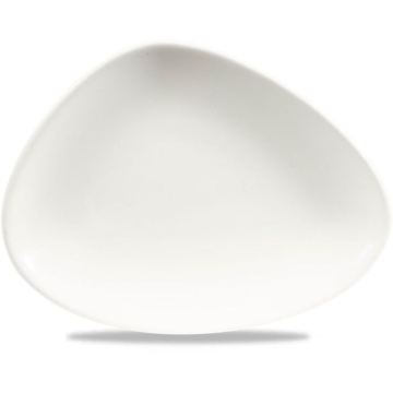 Churchill White Triangle Chefs Plate 7.75x5.75&quot; (Pack 12)