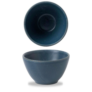 Churchill Oslo Blue Contour Deep Bowl 8oz