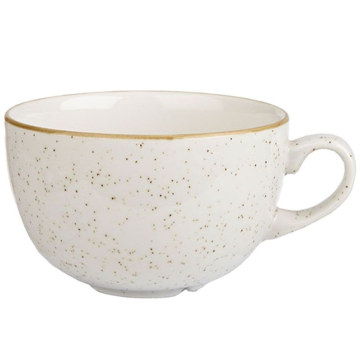 Churchill Stonecast Barley White Cappuccino Cup 40cl (Pack 6)