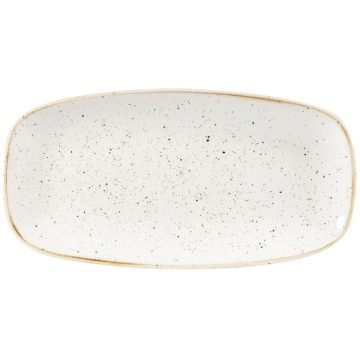 Churchill Stonecast Barley White Chefs Oblong Plate 10.6&quot;x5&quot; (Pack 12)
