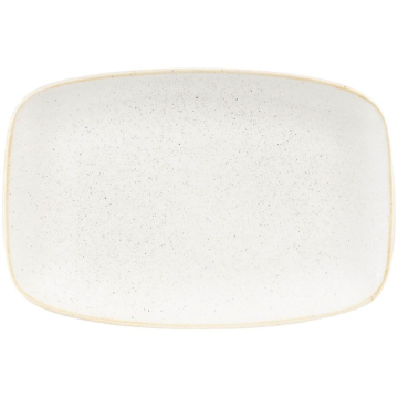 Churchill Stonecast Barley White Oblong Chefs Plate 12 x 7.8&quot; (Pack 6)