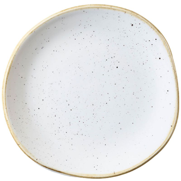 Churchill Stonecast Barley White Round Trace Plate 7.25&quot; (Pack 12)