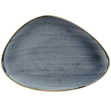Churchill Stonecast Blueberry Triangle Chefs Plate 12&quot;x8&quot; (Pack 6)
