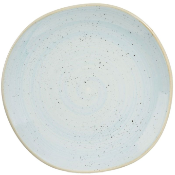 Churchill Stonecast Duck Egg Round Trace Plate 10.38&quot; (Pack 12)