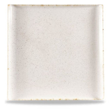Churchill Stonecast Hints Barley White Square Buffet Tray 12&quot; (Pack 4)