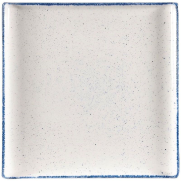 Churchill Stonecast Hints Indigo Square Buffet Tray 12&quot; (Pack 4)