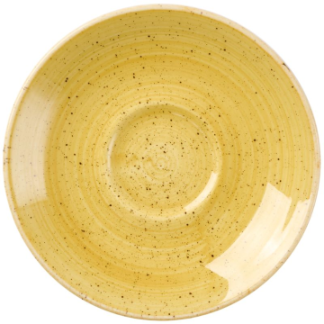 Churchill Stonecast Mustard Espresso Saucer 4.5&quot; (Pack 12)