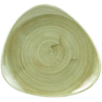 Churchill Stonecast Patina Burnished Green Lotus Plate 7.75&quot; (Pack 12)