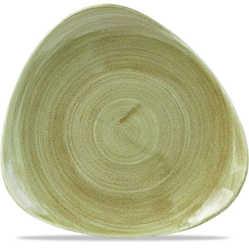 Churchill Stonecast Patina Burnished Green Lotus Plate 9&quot; (Pack 12)