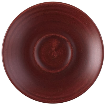 Churchill Stonecast Patina Red Rust Espresso Saucer 4.5&quot; (Pack 12)