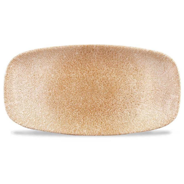 Churchill Raku Garnet Orange Chefs Oblong Plate 11.75&quot; x 6&quot; (Pack 12)