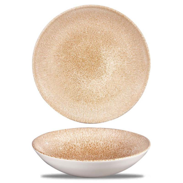 Churchill Raku Garnet Orange Evolve Coupe Bowl 7.25&quot; (Pack 12)