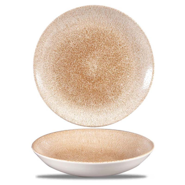 Churchill Raku Garnet Orange Evolve Coupe Bowl 9.75&quot; (Pack 12)