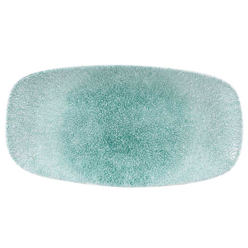 Churchill Raku Jade Green Chefs Oblong Plate 11.75x6&quot; (Pack 12)