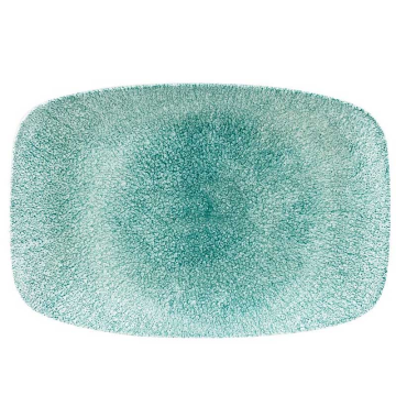 Churchill Raku Jade Green Oblong Chefs Plate 12 x 7.8&quot; (Pack 6)