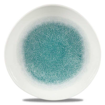 Churchill Raku Jade Green Round Trace Plate 11.25&quot; (Pack 12)