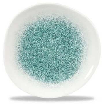 Churchill Raku Jade Green Round Trace Plate 7.25&quot; (Pack 12)