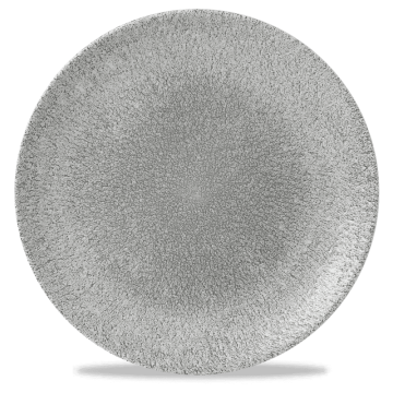 Churchill Raku Jasper Grey Evolve Coupe Plate 10.25&quot; (Pack 12)