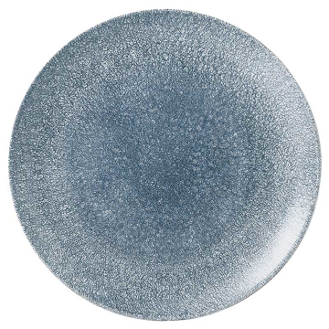 Churchill Raku Topaz Blue Evolve Coupe Plate 11.25&quot; (Pack 12)
