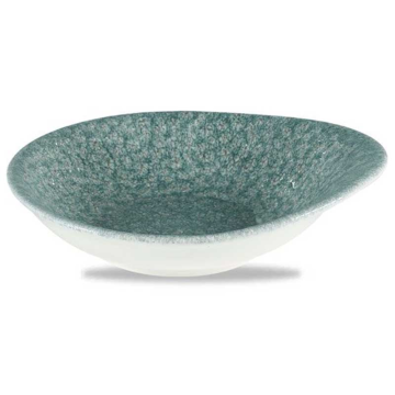 Churchill Raku Topaz Blue Round Round Dish 6.38x5.63&quot; (Pack 12)