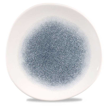 Churchill Raku Topaz Blue Round Trace Plate 21cm (Pack 12)
