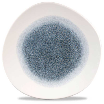 Churchill Raku Topaz Blue Round Trace Plate 26.4cm (Pack 12)