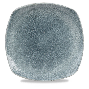 Churchill Raku Topaz Blue x Squared Square Plate 8.5&quot; (Pack 12)