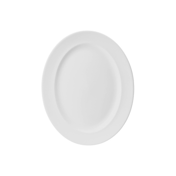 Churchill White Classic Oval Plate 14.375&quot; (Pack 6)