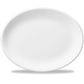 Churchill White Oval Plate 11&quot; (Pack 12)