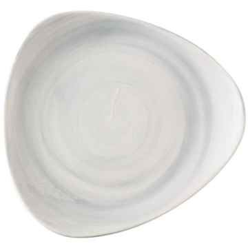 Churchill Stonecast Canvas Grey Lotus Plate 9&quot; (Pack 12)