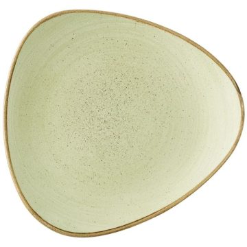 Churchill Stonecast Raw Green Lotus Plate 9&quot; (Pack 12)