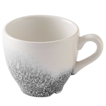 Churchill Raku Quartz Black Espresso Cup 3.5oz (Pack 12)