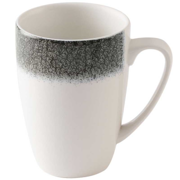 Churchill Raku Quartz Black Profile Mug 12oz (Pack 12)
