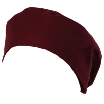 Chefs Beanie Hat in Claret Burgundy