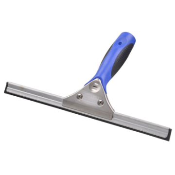 Rubber Grip Stainless Steel Squeegee 12&quot;