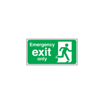 Self Adhesive Emergency Exit Man Right Sign