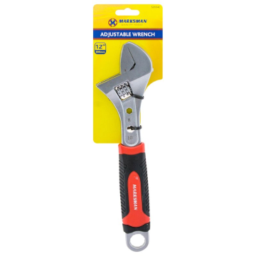 Marksman Adjustable Wrench - Rubber Handle 12&quot; / 30cm